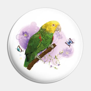 yellow-headed parrot Pin