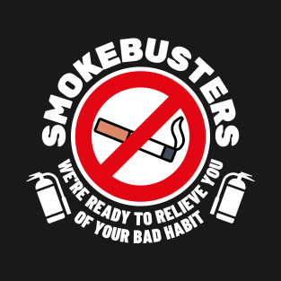 Smokebusters No Smoking Sign Logo T-Shirt