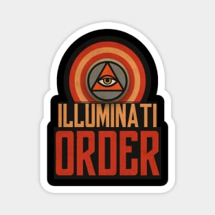 Vintage Illuminati Order Magnet