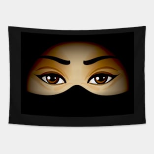 Arabic Eyes Tapestry