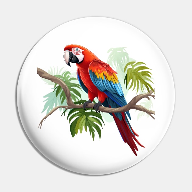 Macaw Lover Pin by zooleisurelife