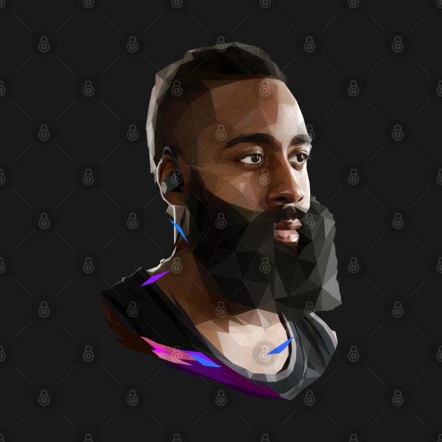 James Harden low poly by pxl_g