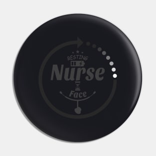 Awesome Nurse Design Pin