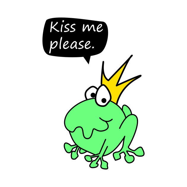 Frog king wants to kiss by Johnny_Sk3tch