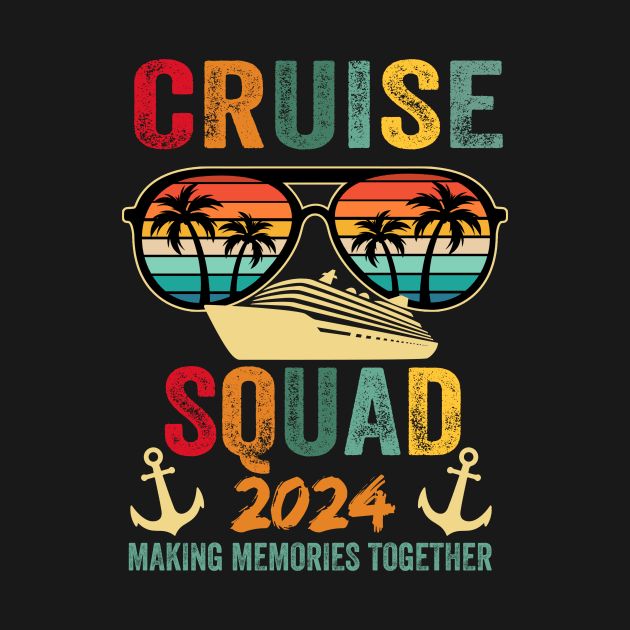 Cruise Squad 2024 Family Vacation Matching Group Summer by artbyhintze