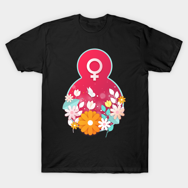 Discover Women's Day Cute 8TH March - Womens Rights - T-Shirt