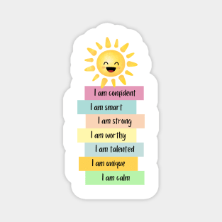 Affirmations for kids Magnet