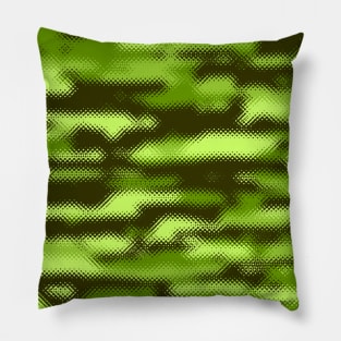 Camouflage Lime Pillow