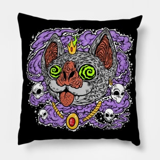 Spooky Bat King Pillow