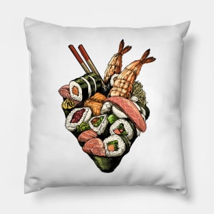 Sushi Heart Pillow