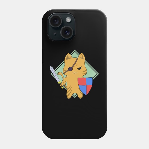 Fighter Cat Phone Case by Two Cat Club