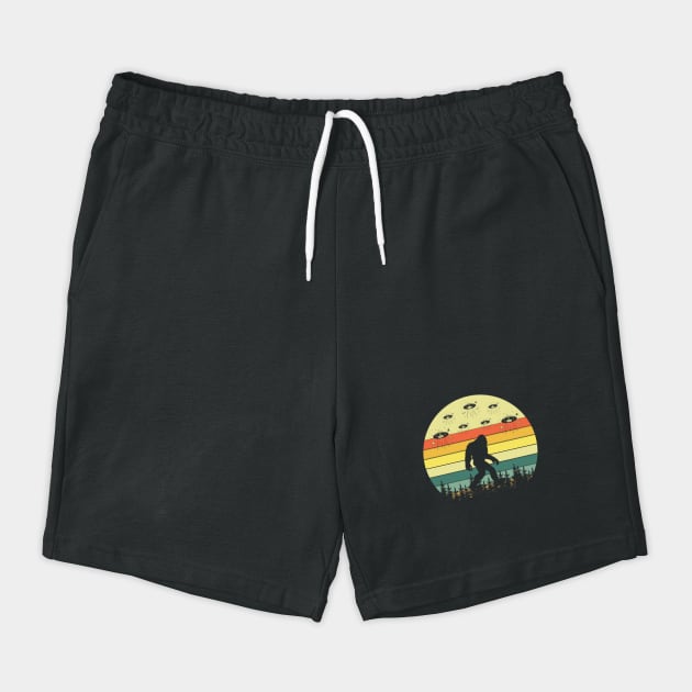 Retro Bigfoot Alien Sasquatch Cryptozoology by The WYLD Tribe