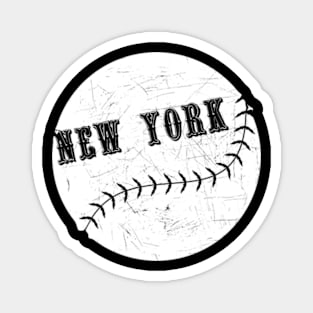 New York Baseball Magnet