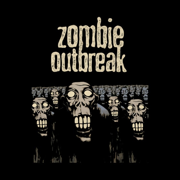 Zombie Outbreak Abstract Illustration by asokabudaya