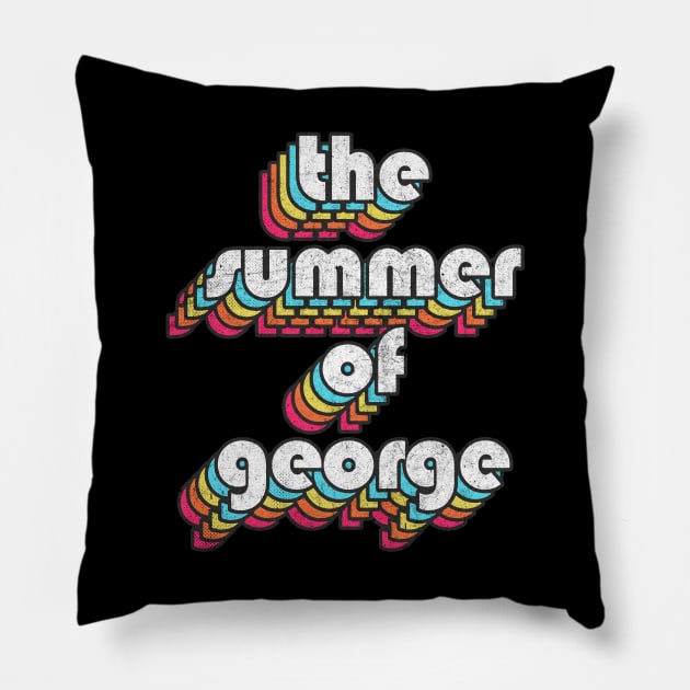 The Summer Of George / 90s Style Costanza Quotes Design Pillow by DankFutura