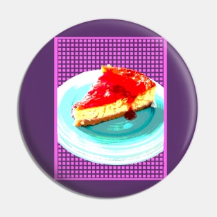 A Cheececake I Made, Posterized Pin