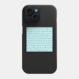 Watercolor dot to dot in teal and mind Phone Case