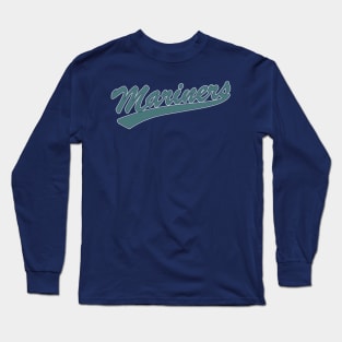 Very Simple Graph Seattle Marineeeers Long Sleeve T-Shirt