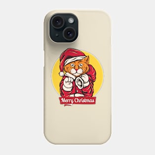 Merry Christmas Santa Cat Phone Case