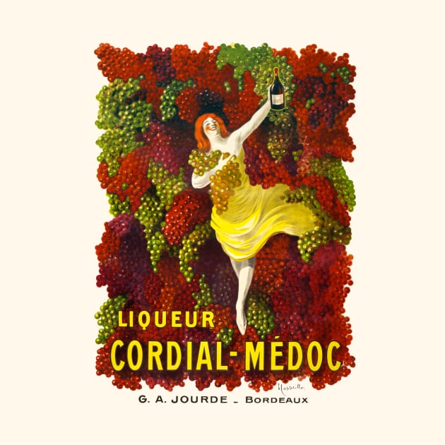 Liquer Cordial-Médoc, G. A. Jourde - Bordeaux (1907) by WAITE-SMITH VINTAGE ART