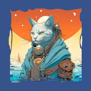 Cyber Cat from the Future T-Shirt