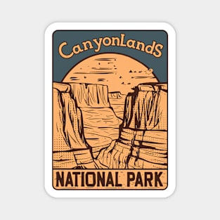 Canyonlands national park sunset Magnet