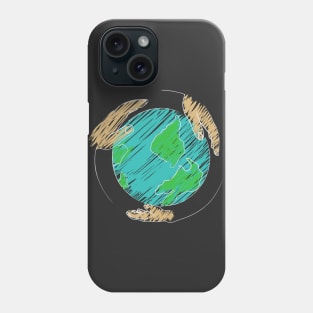 Our world is in our hands Phone Case