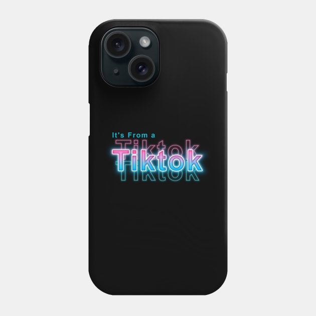 It's from a Tiktok Phone Case by Sanzida Design