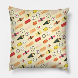 Sushi Pattern Pillow