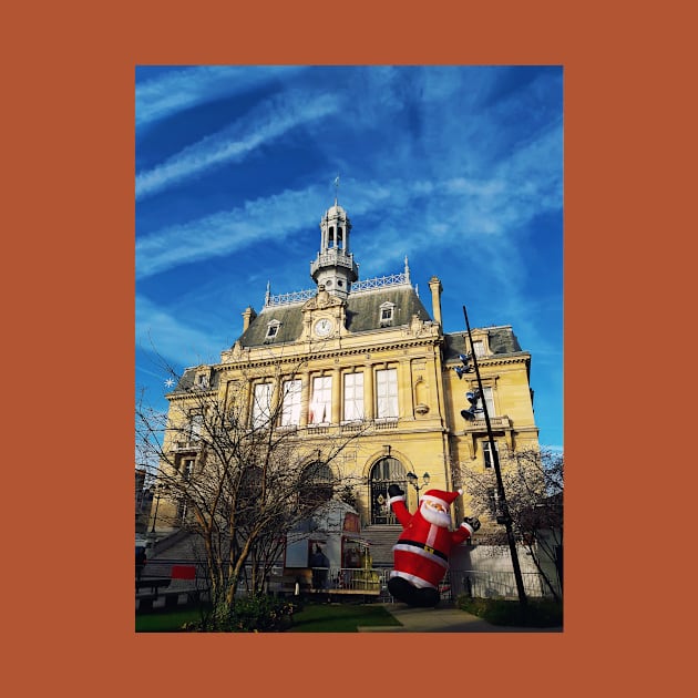 Asnires sur Seine city hall by psychoshadow