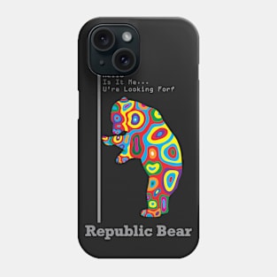 Bear Flag Phone Case