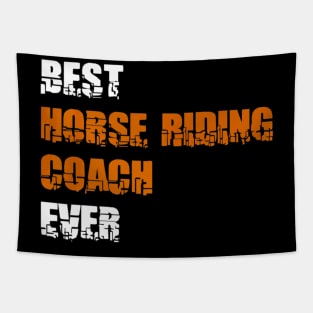 BEST HORSE RIDING COACH EVER Tapestry