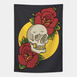 Skull and Roses Tapestry