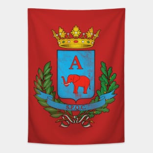 Catania, Sicilia / Retro Italian Region Design Tapestry