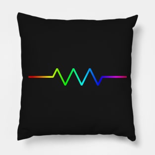 Resist Rainbow Pillow