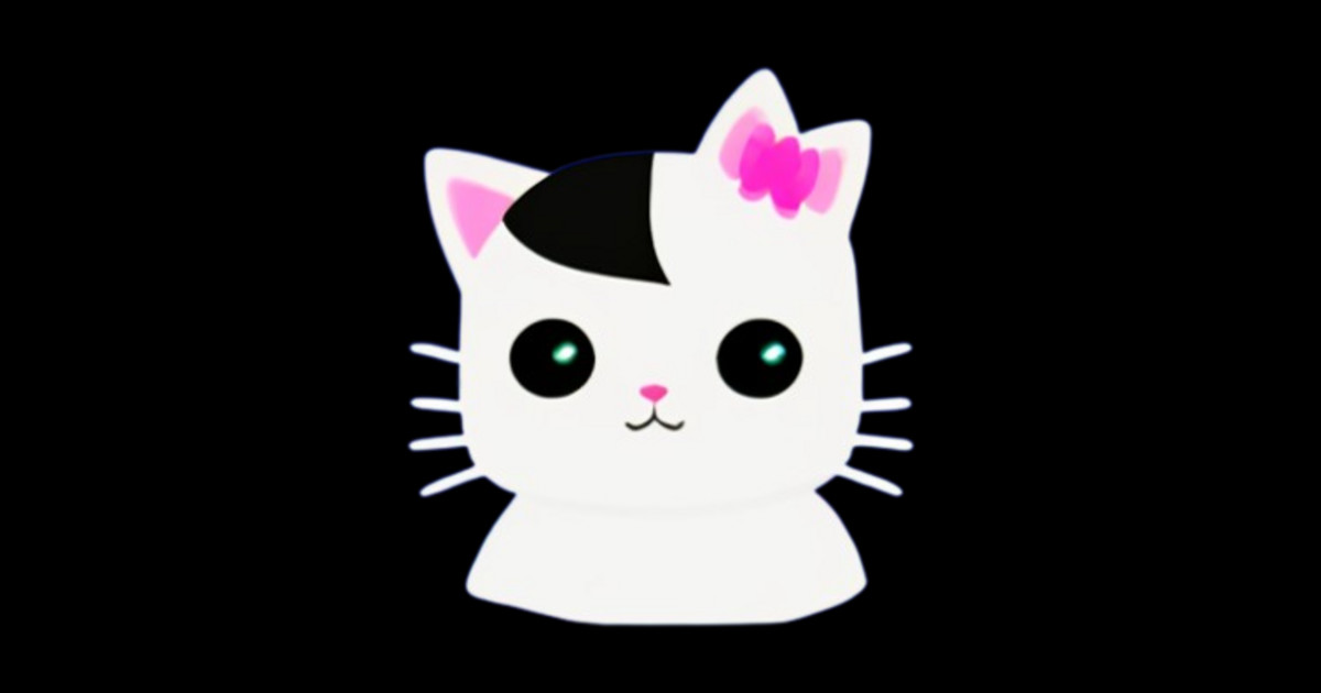 Cute Cat - Cute Cat - Sticker | TeePublic