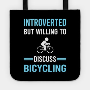 Introverted Bicycling Bicycle Bicyclist Cycling Cycle Cyclist Tote