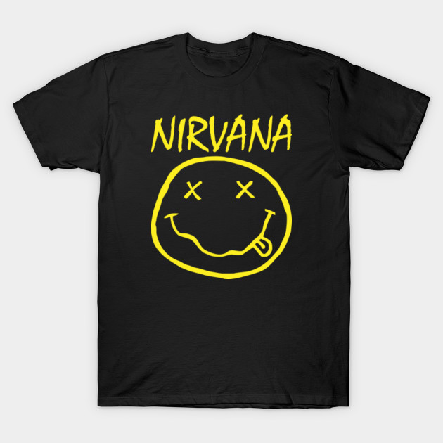 Get Wallpaper Vintage 1992 Nirvana Smiley Face Nirvana Band T Shirt Desktop Wallpaper Free