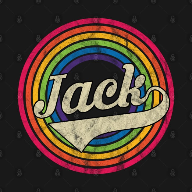 Jack - Retro Rainbow Faded-Style by MaydenArt