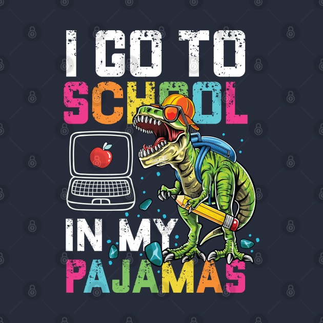 I Go To School In My Pajamas Online Virtual T-Rex Dinosaur Gift by BioLite