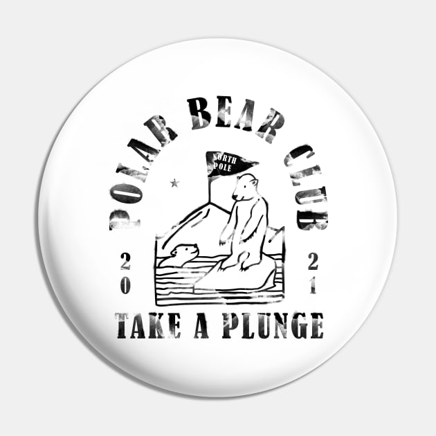 Polar Bear Club 2021 Pin by okpinsArtDesign