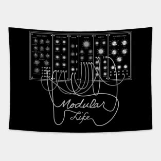 Modular Synthesizer Player Tapestry