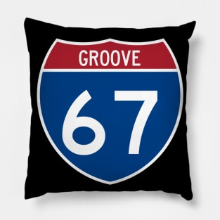 Groove 67 Band Logo Pillow