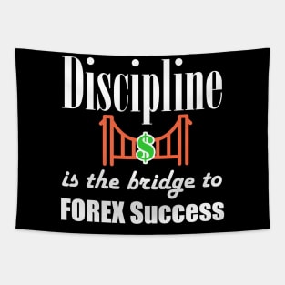 Discipline is the bridge to FOREX success Tapestry