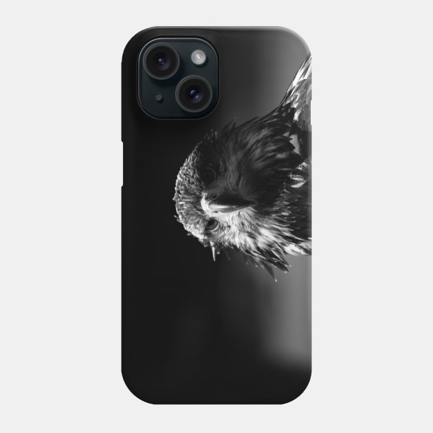 eagle head, black and white Phone Case by hottehue