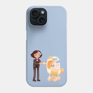 Baby world: Simon, Cake, Finn and Jake -  Adventure Time / Fionna and Cake fan art Phone Case