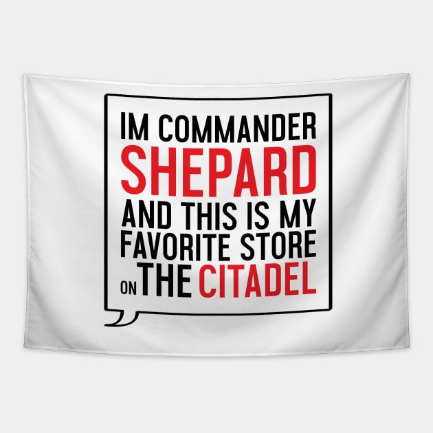 IM COMMANDER SHEPARD... Tapestry by jazcamille