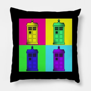 Tardis Pop Art Pillow