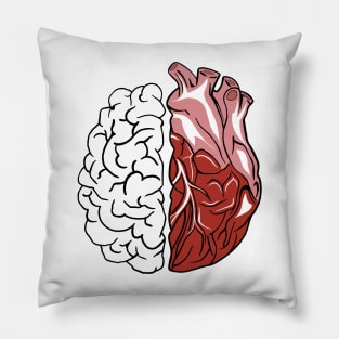 Heart and mind Pillow