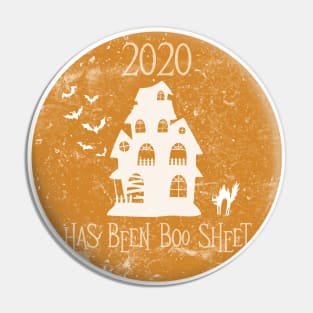 2020 Is Boo Sheet Ghost In Mask Halloween Pin